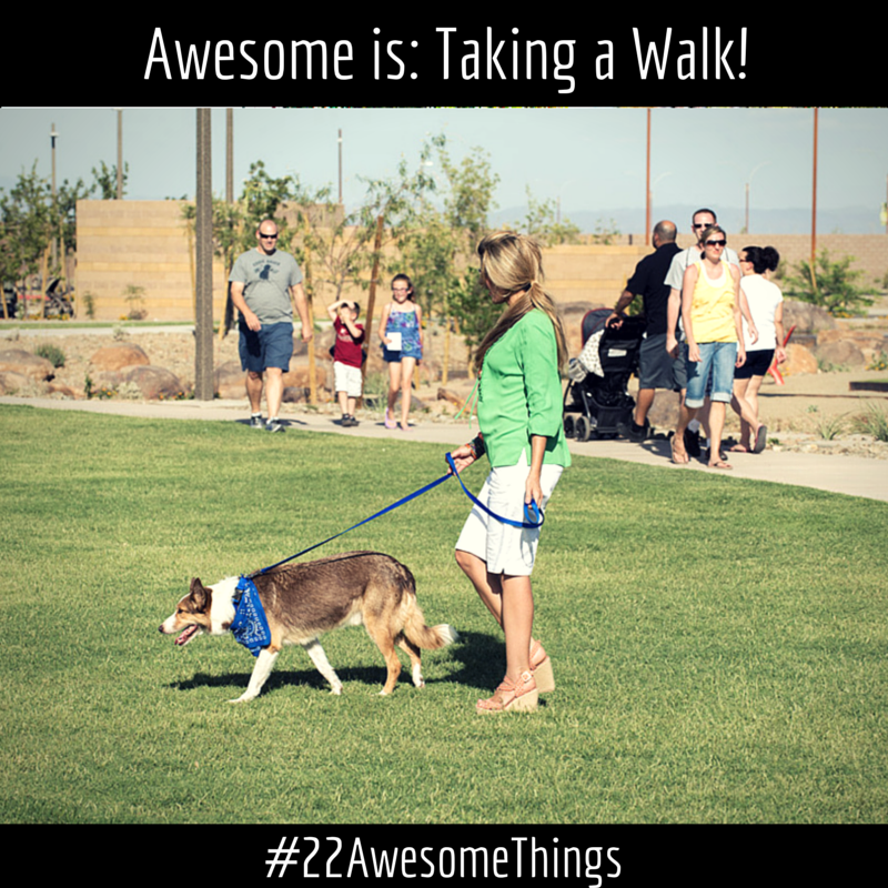 22 Awesome Things - take a walk