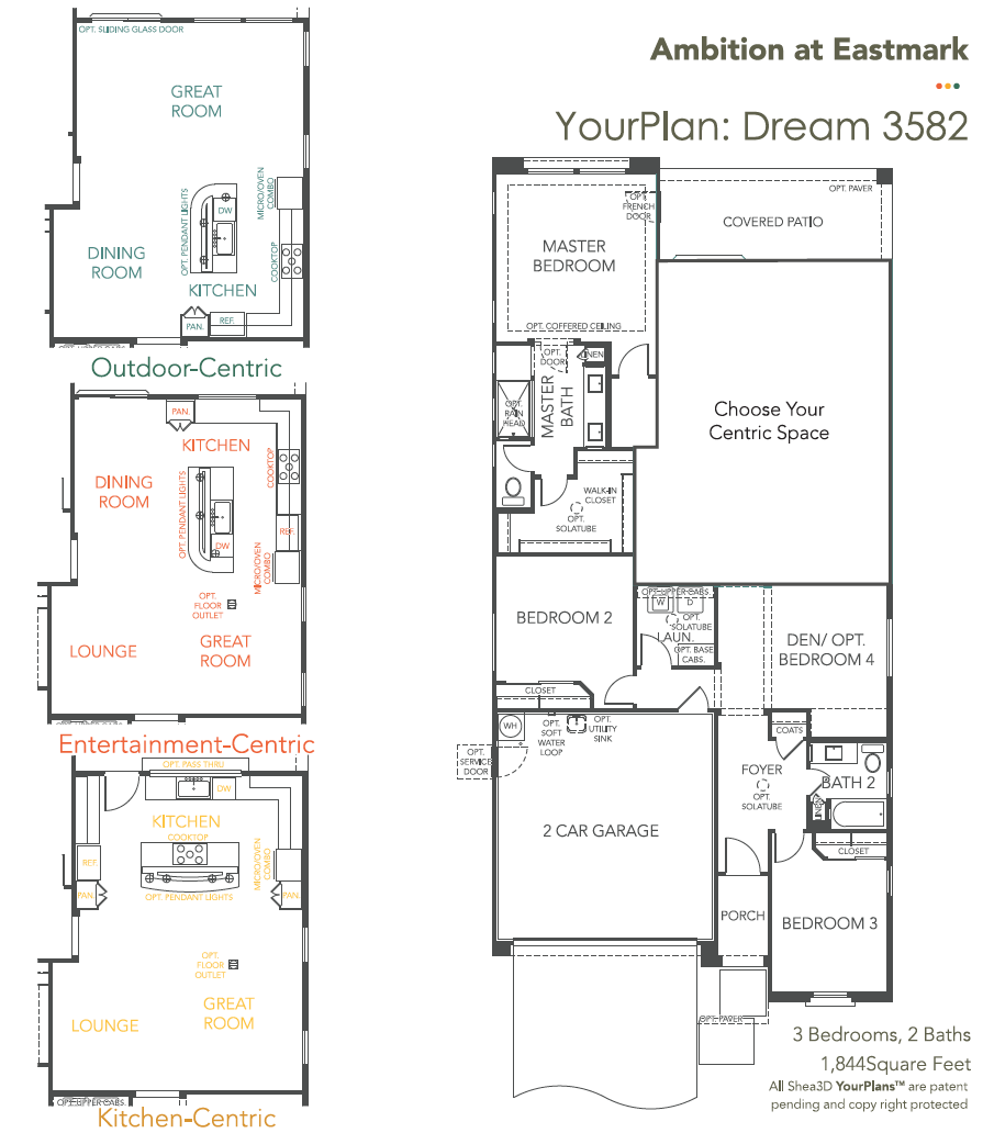 Shea Homes Dream Fp Png